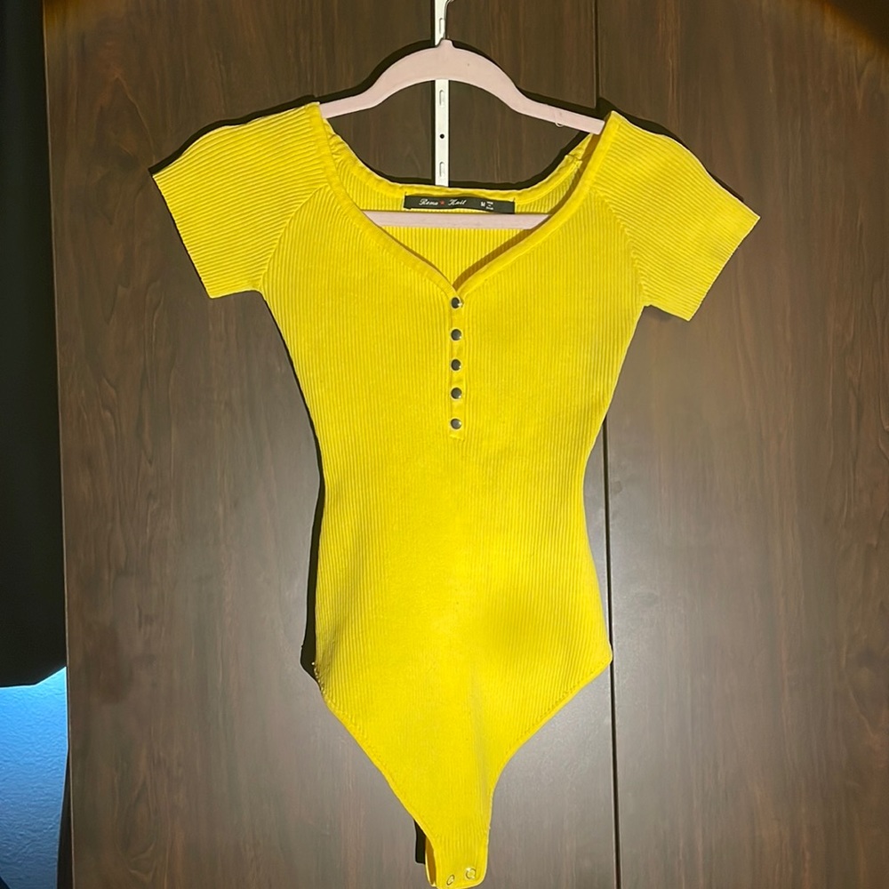 Pink/Yellow Bodysuits